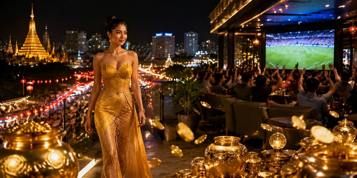 ရန်ကုန်မြို့တွင် ဘောလုံးအားကစားနှင့် လောင်းကစားပွဲတက်ပုံ